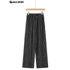 woven rayon trousers