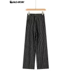woven rayon trousers