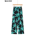 woven rayon trousers