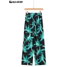 woven rayon trousers